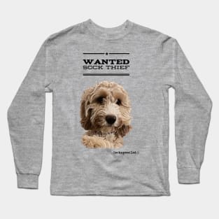 Cockapoo / Doodle Dog Sock Thief Long Sleeve T-Shirt